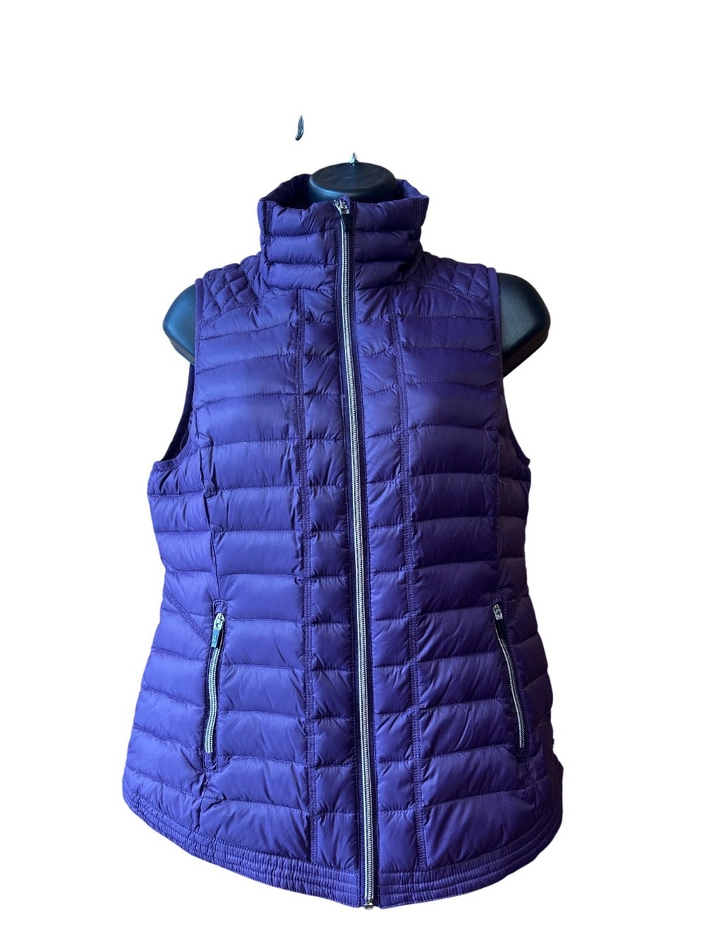 Tommy Hilfiger Purple Quilted Puffer Vest